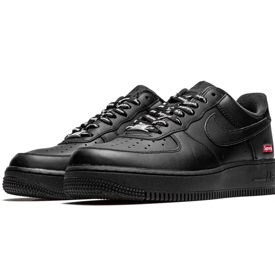 Black Supreme 1 Air Nike Force Low 0811